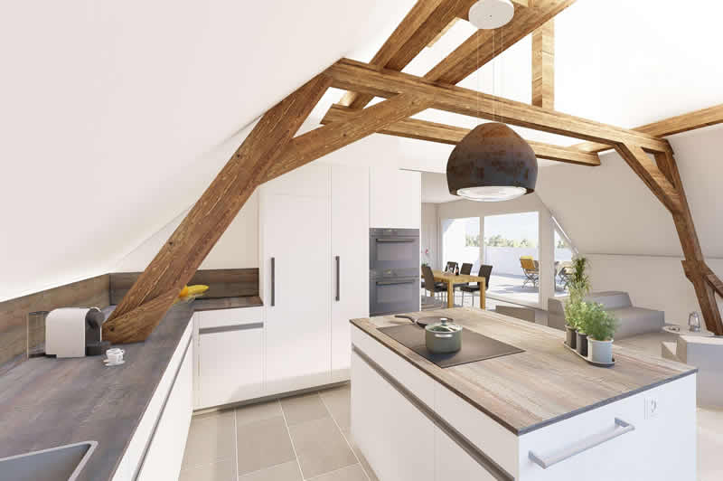 Küchendesign von der Schreinerei Schmutz