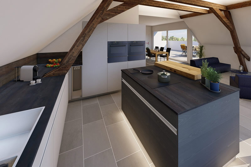 Küchendesign von der Schreinerei Schmutz